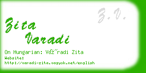 zita varadi business card